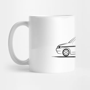 Citroen Berlingo 1996 Black Mug